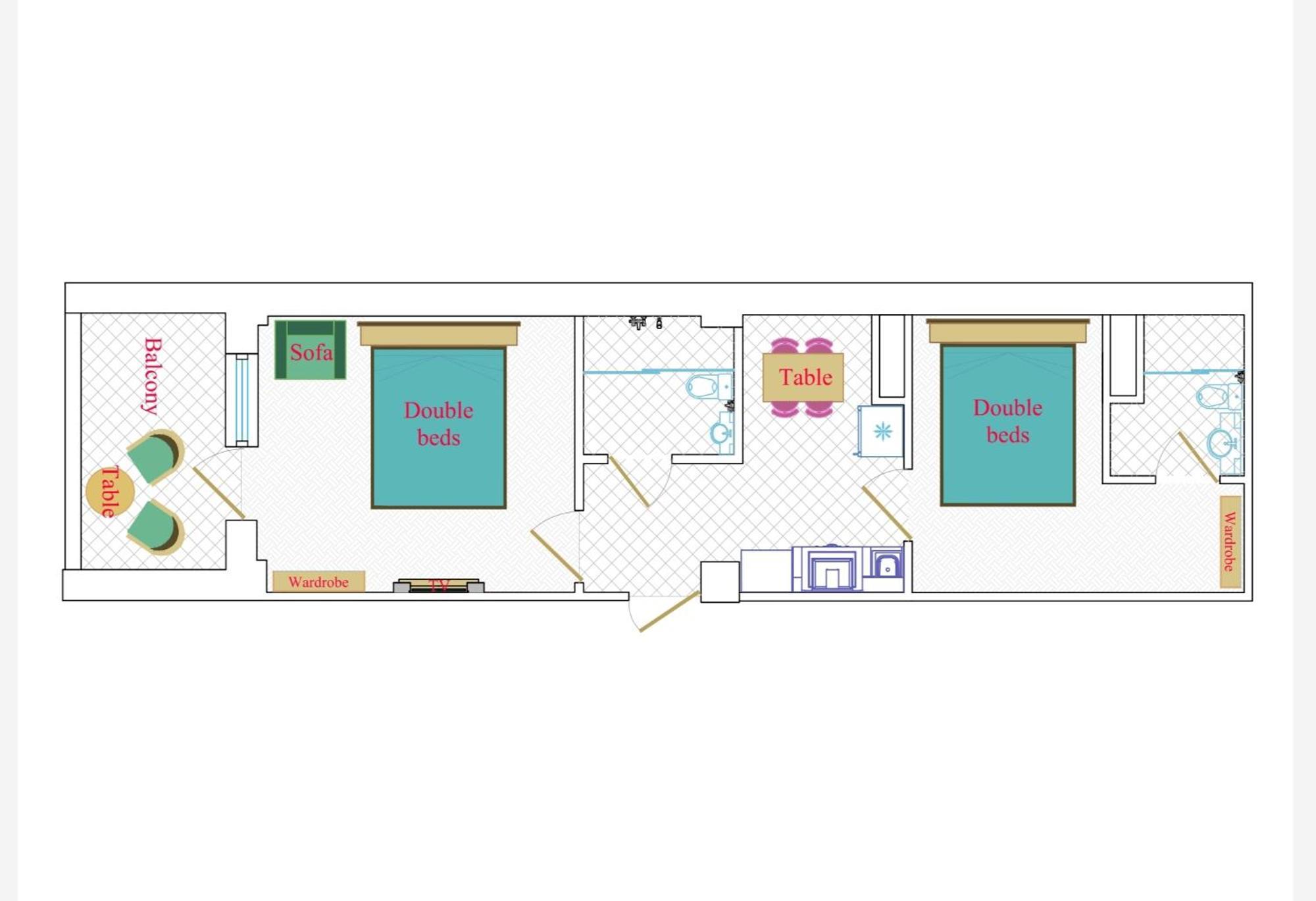 Leyla Apartments 2 Baku Phòng bức ảnh